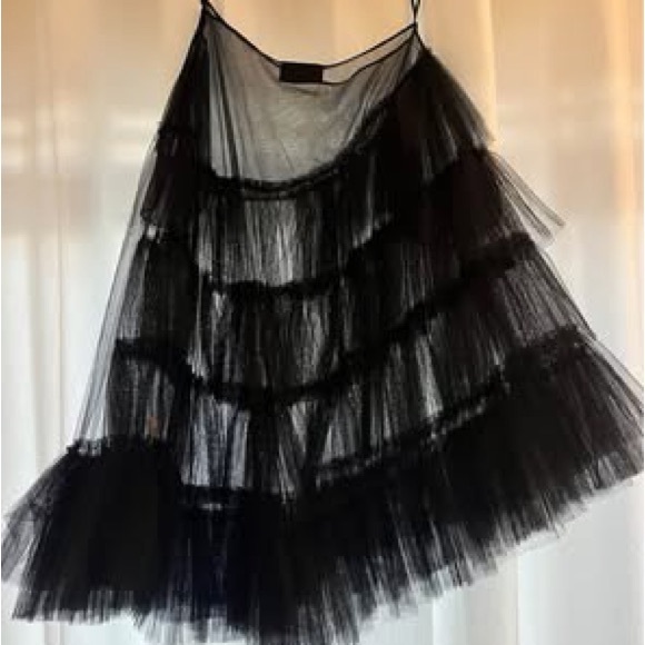 Simone Rocha Black Tulle Skirt - Picture 4 of 9